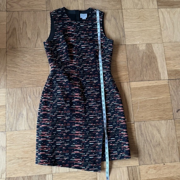 Grey by Jason Wu Size 4 Tweed Sleeveless Sheath Dress Dark Multi Abstract - Picture 10 of 10